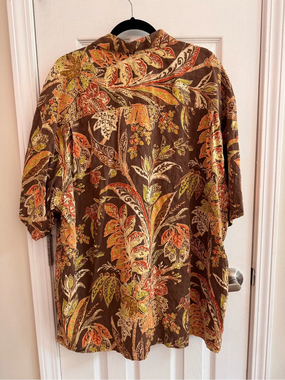 TOMMY BAHAMA Silk Hawaiian Shirt Mens XXL
